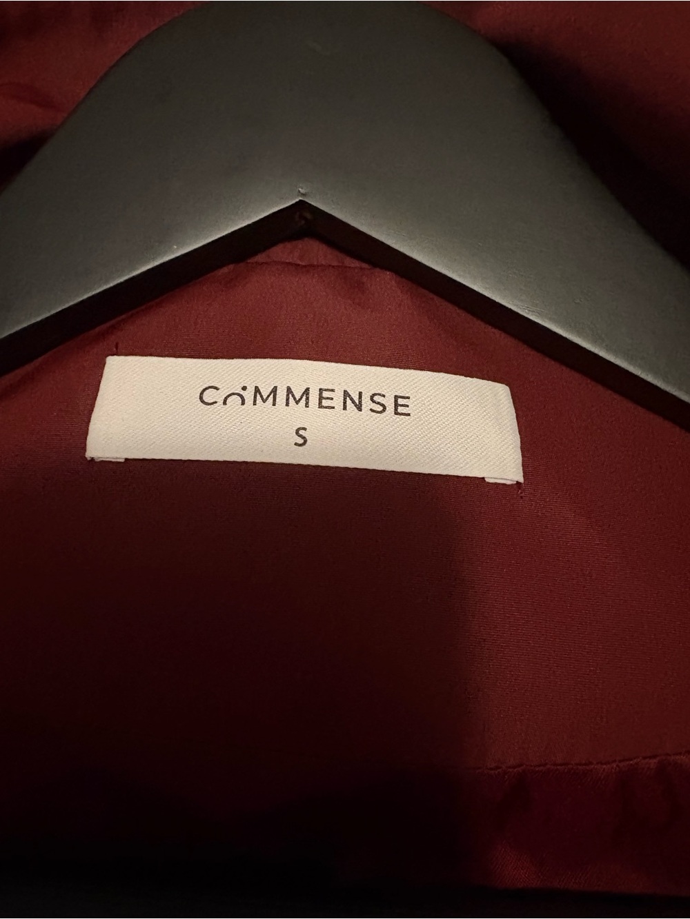 Commense Maroon Jacket Lightweight Button Front - Picture 5 of 5